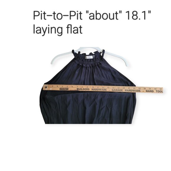 Ramy Brook Black Sleeveless Balloon Hem Blouse S - Picture 7 of 12